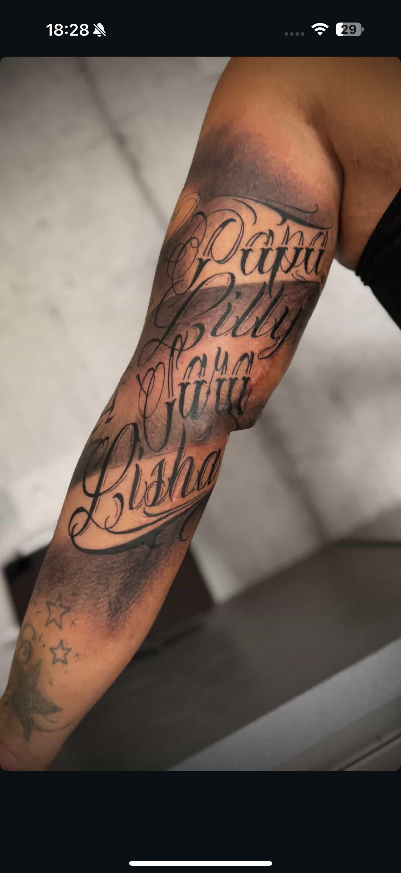 Lettering Tattoo Essen